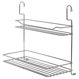 Полка двухъярусная универсальная Delinia 30x14.5x34 см сталь цвет хром 18254957 STLM-2067692
