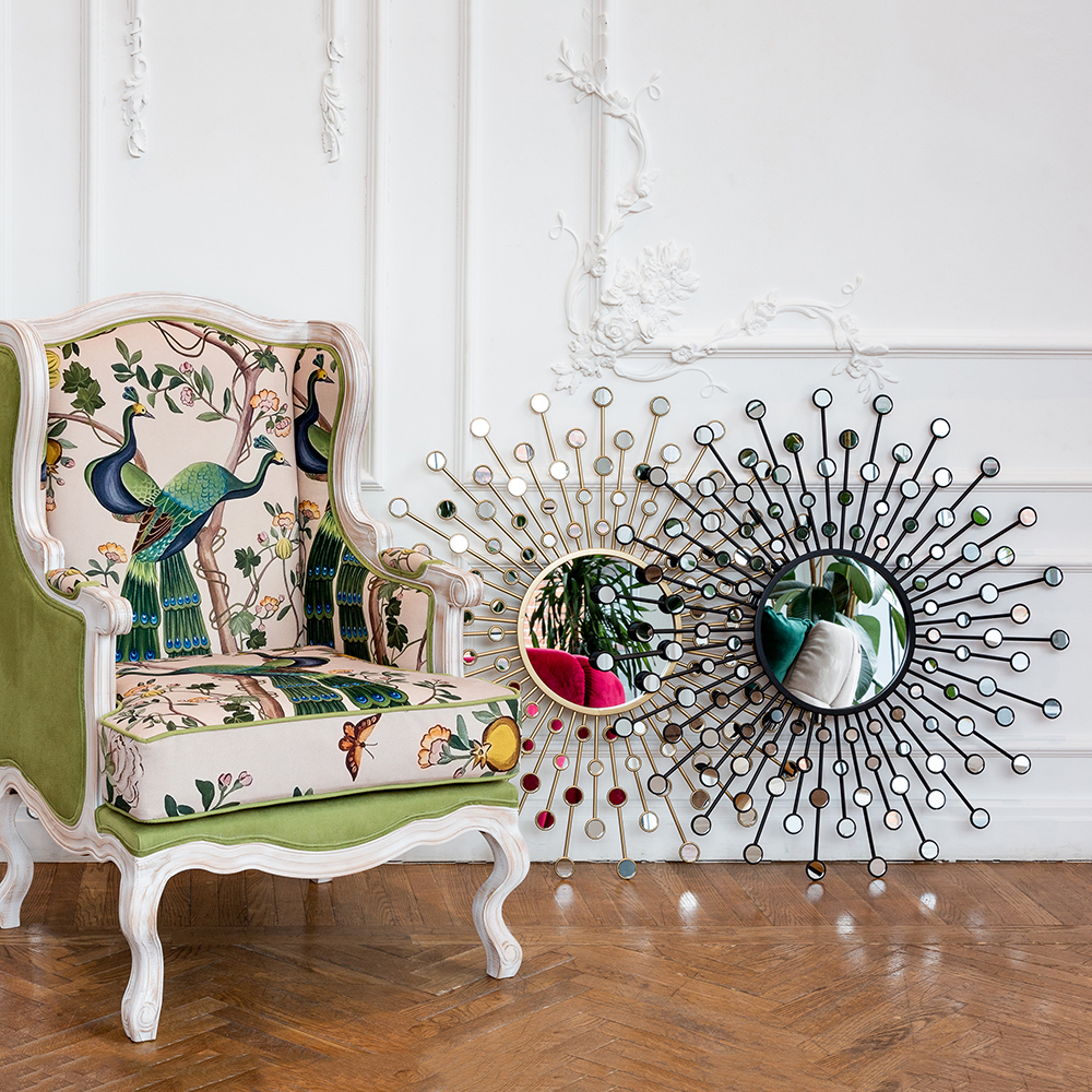 20082825 Настенное зеркало «Белладжио Блэк» Object Desire  - Вид №1