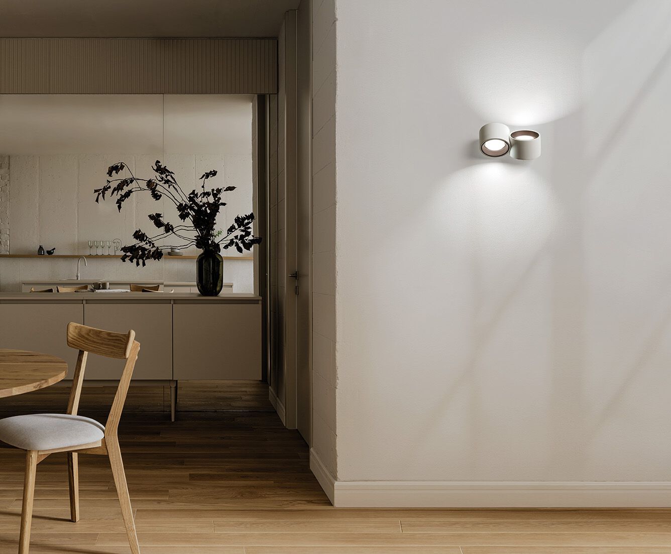 Гипсовая настенная лампа Tecnico NASSO 2 TONDA ARCH-00001324 - Вид №2