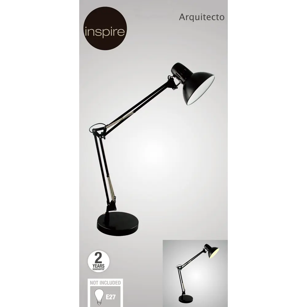 Настольная лампа INSPIRE Arquitecto с регулируемой конструкцией 84756125 STLM-1516619 - Вид №3