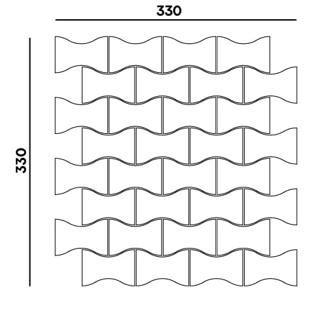 Переработанная стеклянная мозаика BROKISGLASS M.1. WINGS ARCH-00049805 - Вид №15