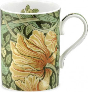 10570966 Royal Worcester Кружка Royal Worcester "Моррис и Ко.Первоцвет" 350мл (зелёная) Фарфор костяной