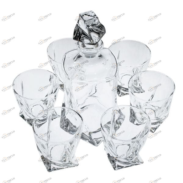 Графин с бокалами UNICO ДИЗАЙНЕРСКИЕ 255404 Прозрачный 