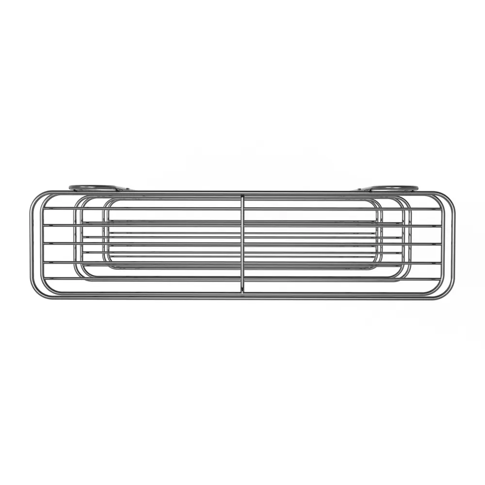 Полка для ванной Lemer Rhine трехъярусная 10x40 см металл цвет графит STLM-2054914 - Вид №6