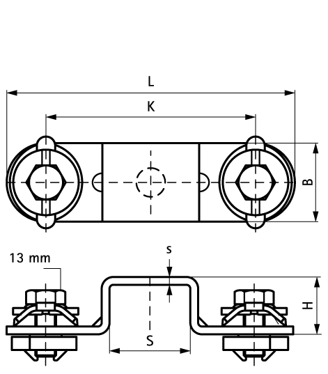 6584156 BIS RapidRail® Седельные соединители для создания конструкций из профиля RapidRail walraven  - Вид №1