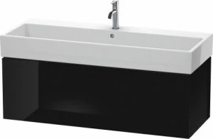 LC617904040 Тумбочка подвесная L-Cube #LC6179 1184 x 459 мм Черный глянцевый лак