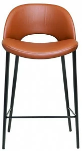 Tonin Casa Кожаный табурет на металлической основе Beetle