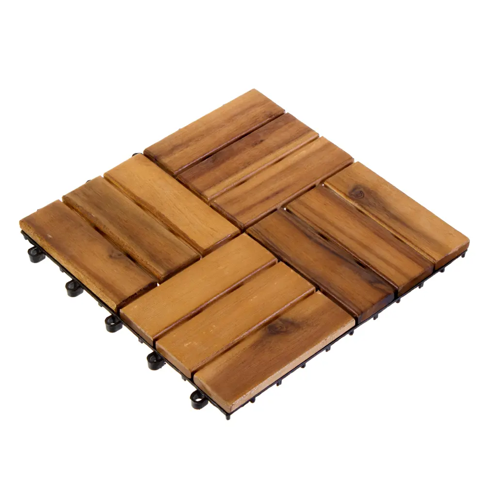 Плитка садовая 30x30x2.4 см, акация, 12 реек Santreyd STLM-2192082