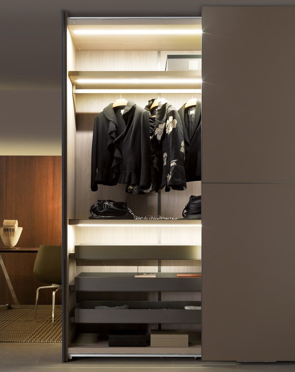 Шкаф из травленого стекла с копланарными дверями MisuraEmme FIRST ARCH-00148163 - Вид №1