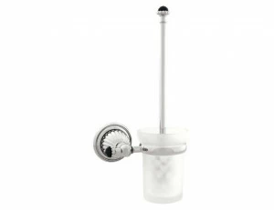 033284.N00.50 Держатель для ершика с черным кристаллом swarovski Яркий хром