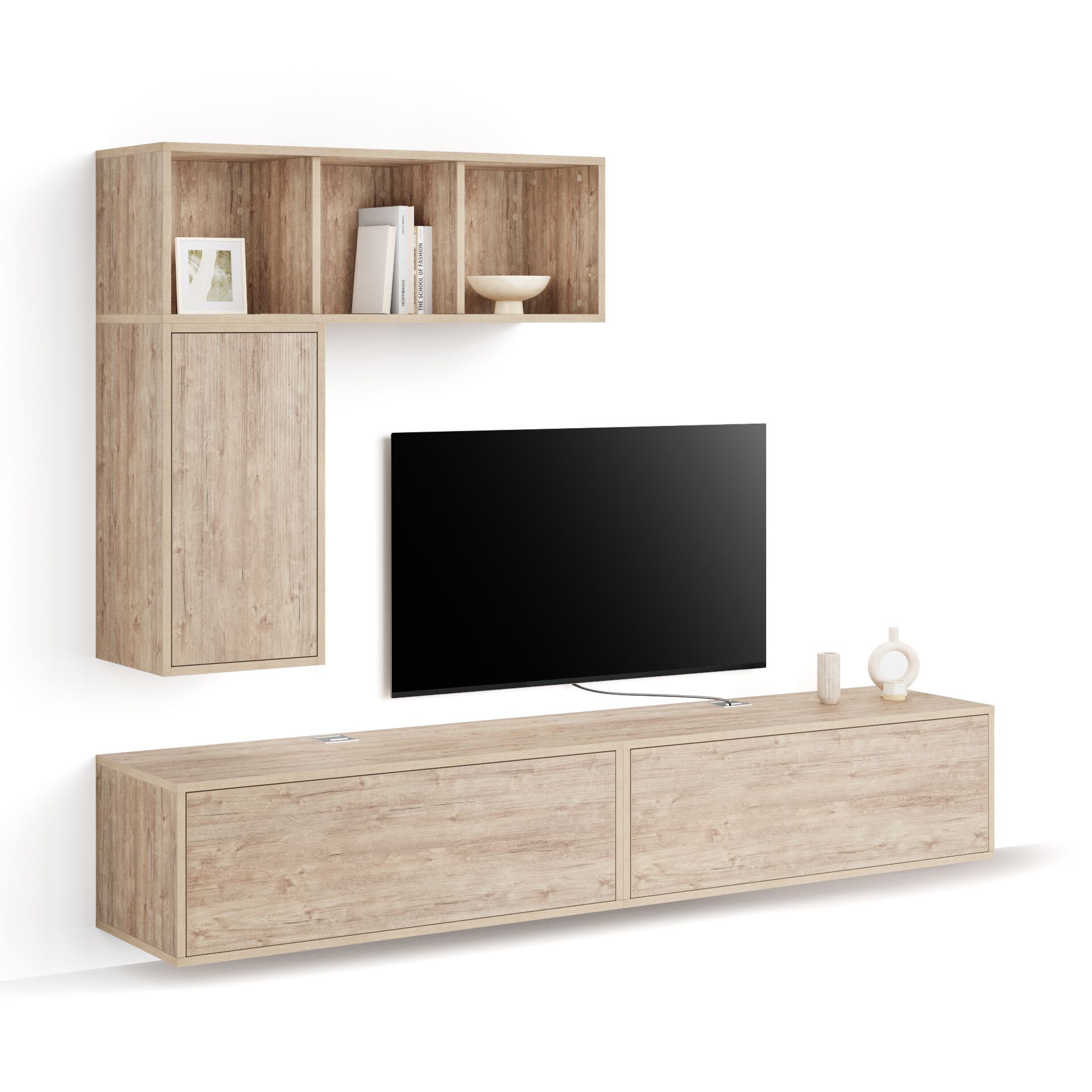 Модульная оборудованная стена установленная стеной в меламинированном Mobili Fiver IACOPO ARCH-00070420 - Вид №119