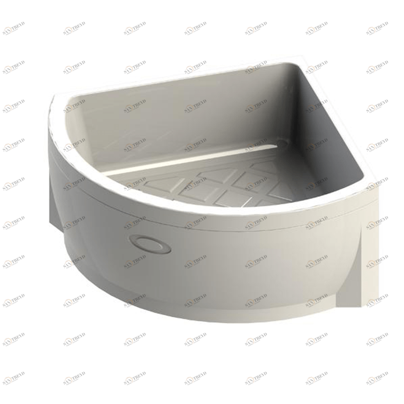 Высокий поддон к душевому углу 100 (поддон на раме-подставке с устройством слива, фронтальная панель) Radomir 111000004