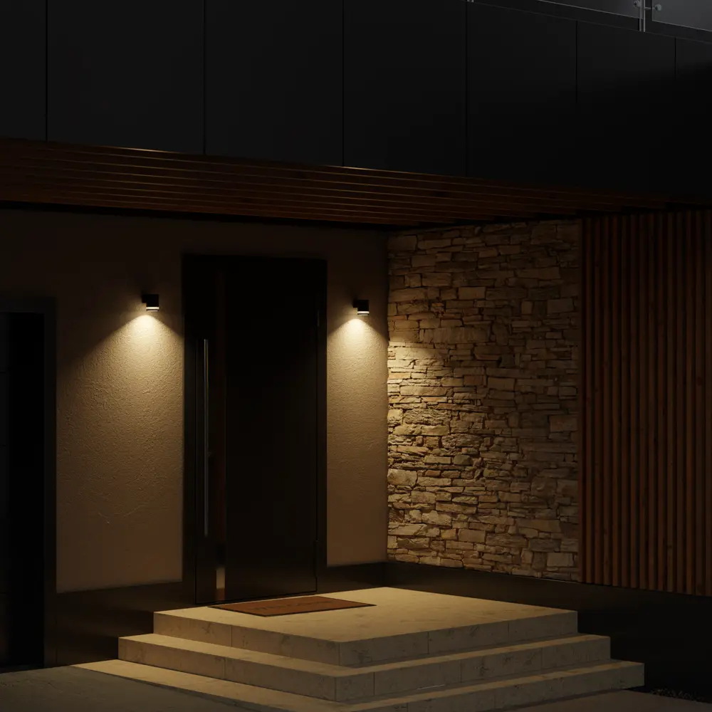 Светильник уличный настенный Apeyron 35 Вт IP54 цвет черный STLM-2061167 - Вид №3