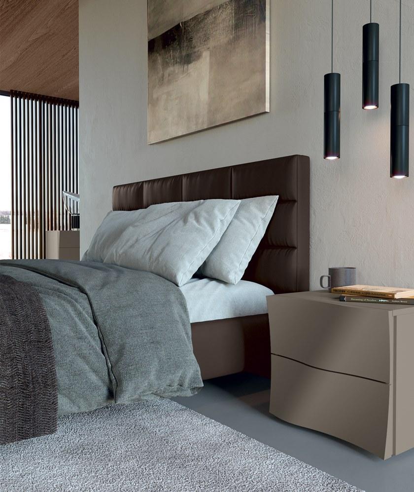 Febal Casa Кровать из искусственной кожи с высоким изголовьем sun-id-1475074 - Вид №1