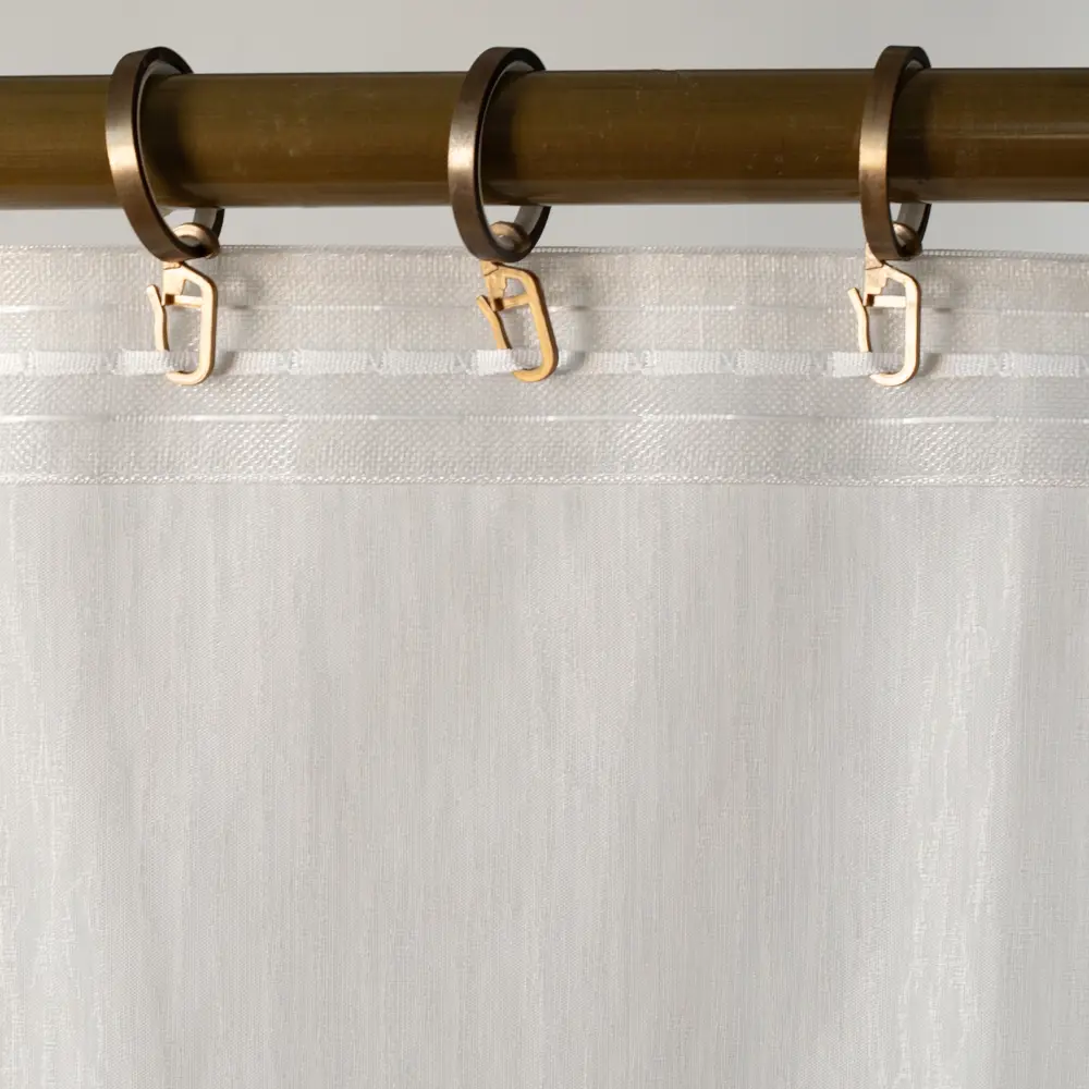 Тюль на ленте 250x280 см цвет бежевый GARDEN STLM-2205582 - Вид №3