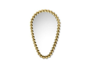 Латунное зеркало с рамкой