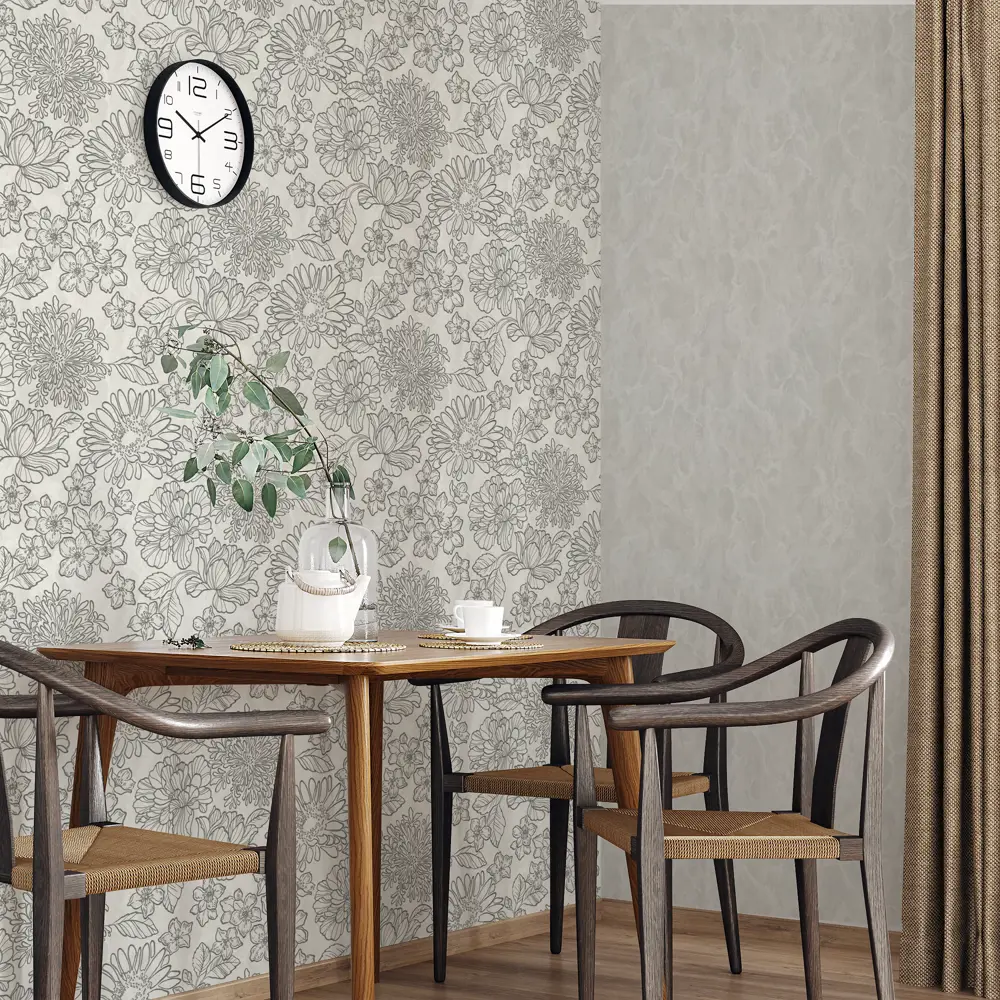 Обои флизелиновые Palitra Family Clairis серые 1.06 м 71903-14 85570630 STLM-2079193 - Вид №3