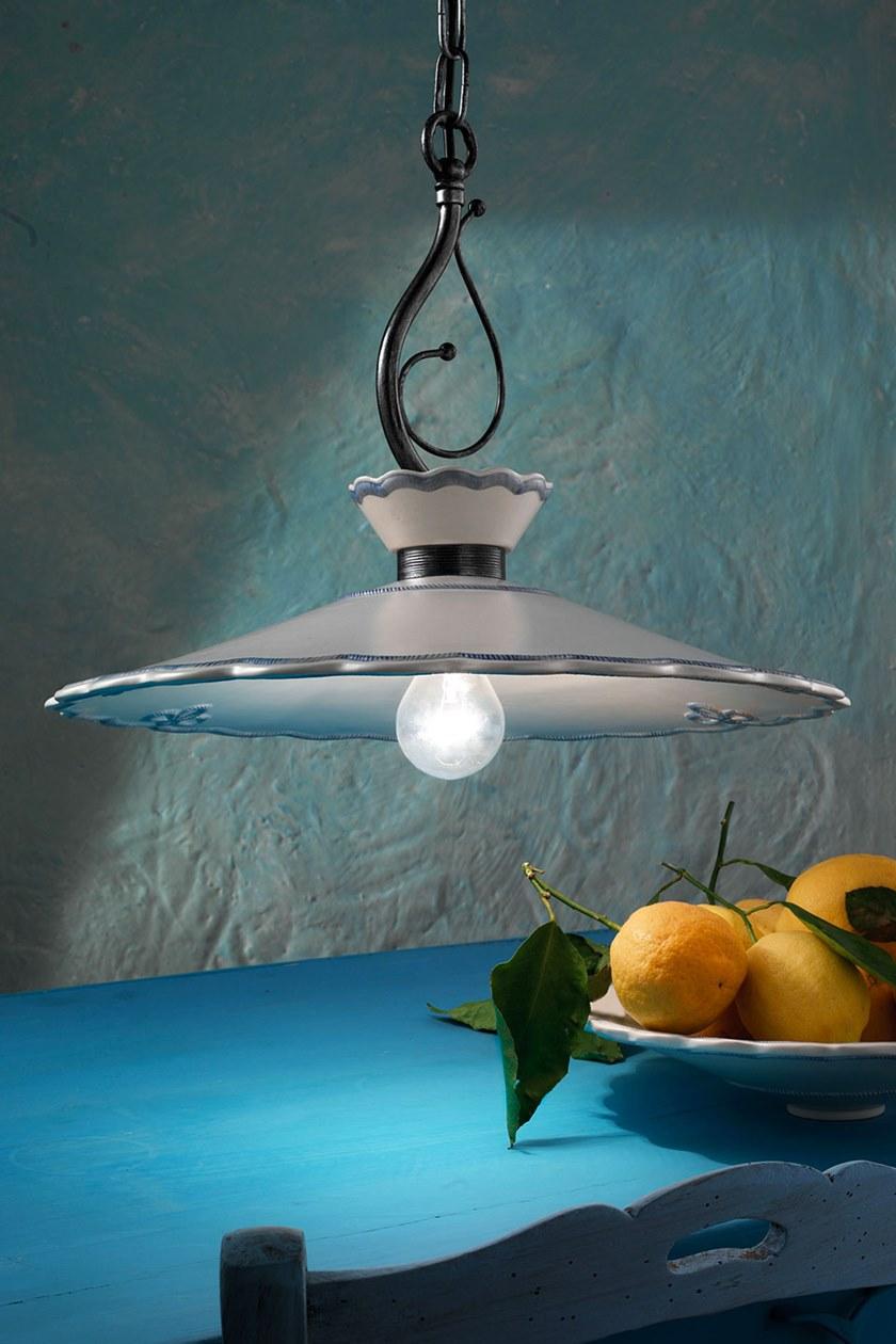 FERROLUCE Подвесной светильник прямого света из керамики Ravenna C927 - c928 - Вид №2