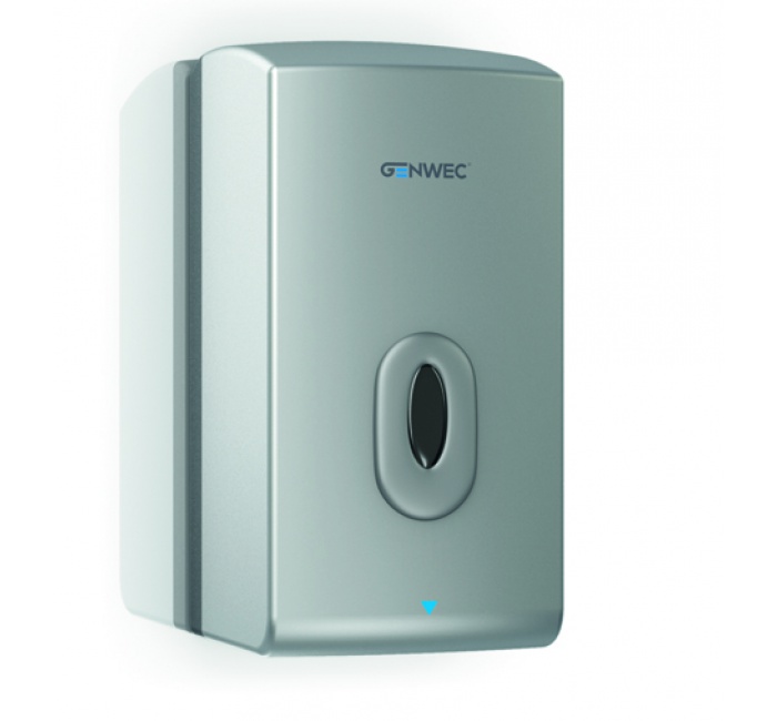 GW04 02 04 02 Genwec Дозатор мыла горизонтальный 1100мл нержавеющая сталь 304 глянцевая 