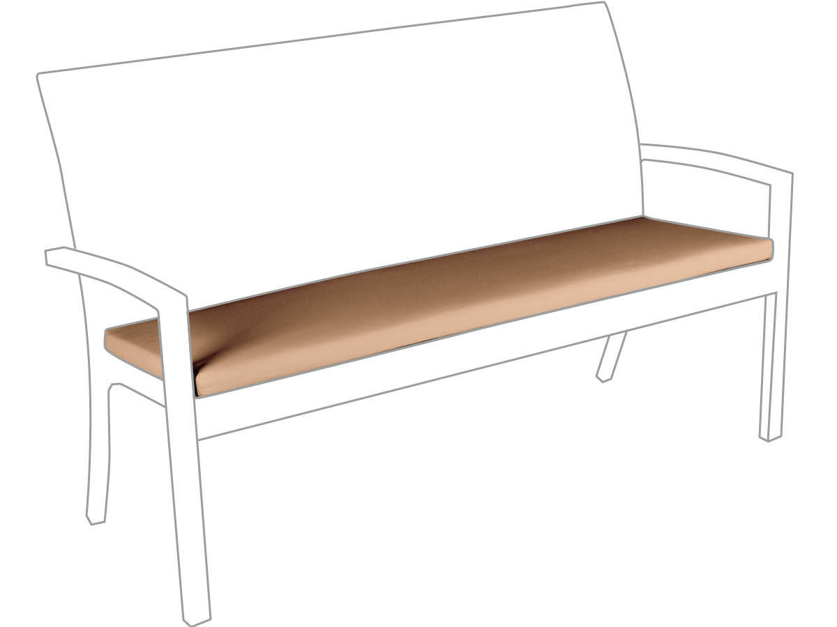 68.00.0337 Скамейка Bellini табачная 3-х местная Mbm  - Вид №2