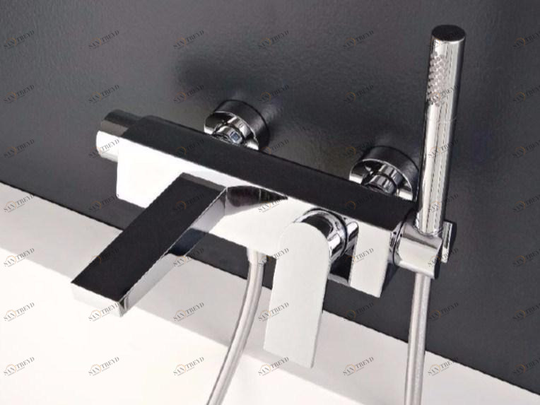 ZAZZERI Смеситель для ванны настенный с ручным душем 100 sun-id-1411669