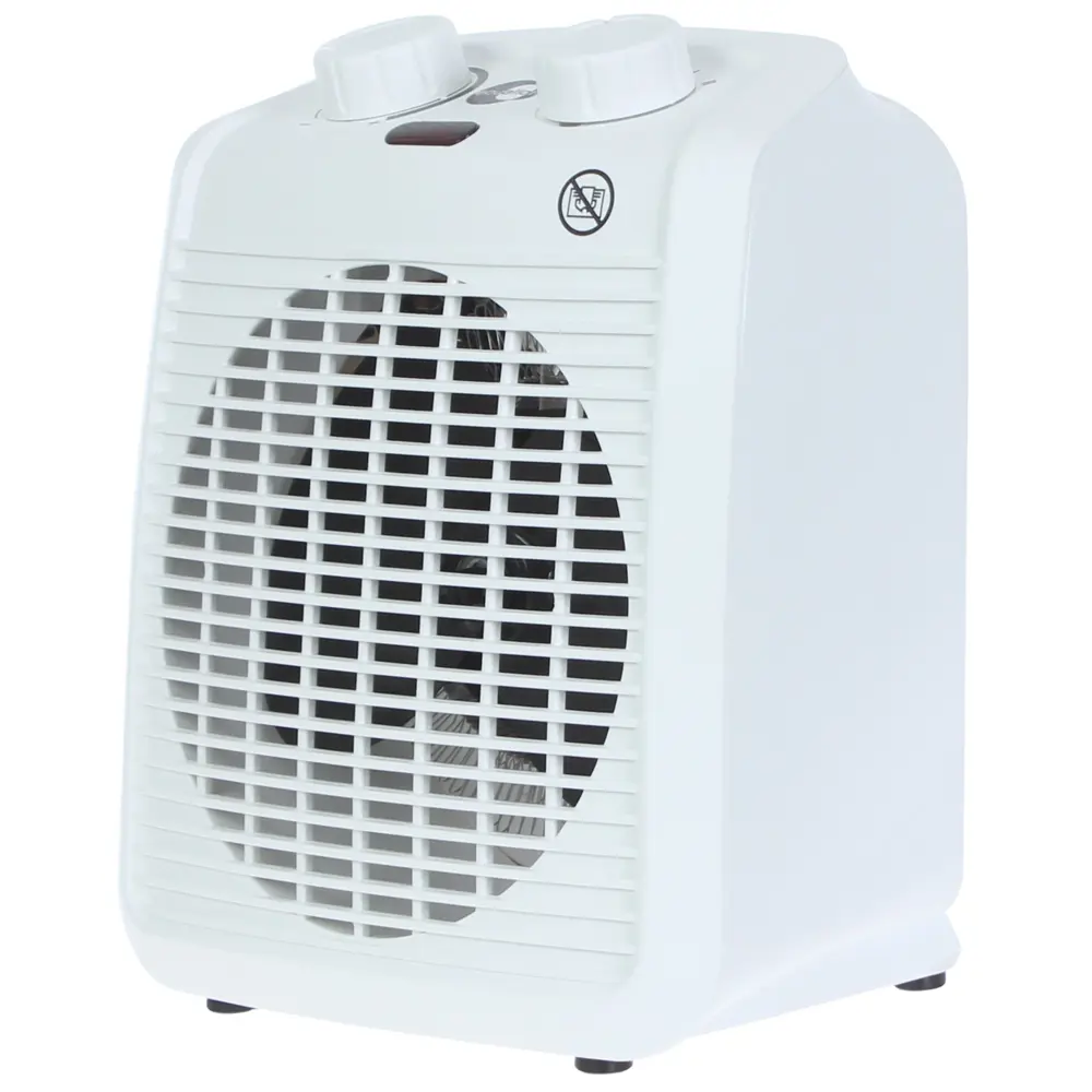 Тепловентилятор спиральный электрический Equation с механическим термостатом, 2000 Вт, цвет белый STLM-2168964