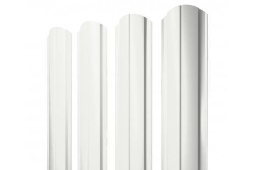 Штакетник пластиковый белый ГеоПластБорд GPBST-161 - Вид №1