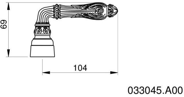 Bronces Mestre Удаленная команда Shower system 033045.a00.00 - Вид №1