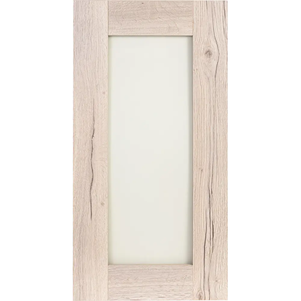 Фасад-витрина кухонного шкафа Касли 39.7x76.5 см KONSENSA ЛДСП цвет светлое дерево STLM-2032925 - Вид №1