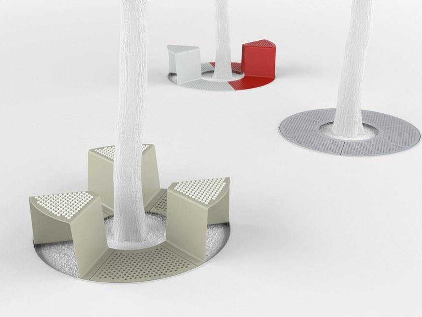 mmcité1 Скамья / решетка для деревьев из оцинкованной стали Sinus sun-id-1449113 - Вид №10