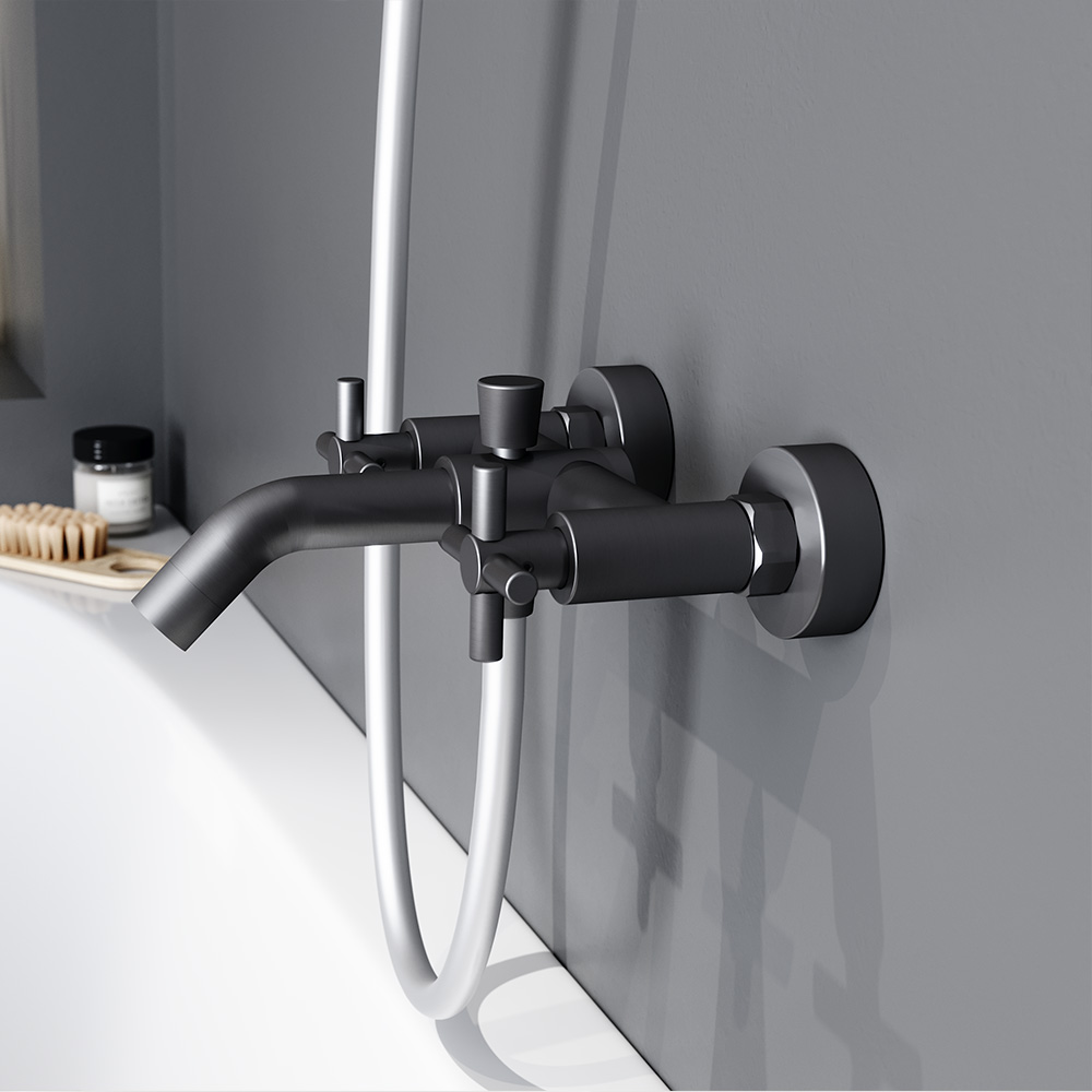 271000000 Graphite смеситель для ванны/душа Damixa Neo Classic  - Вид №5