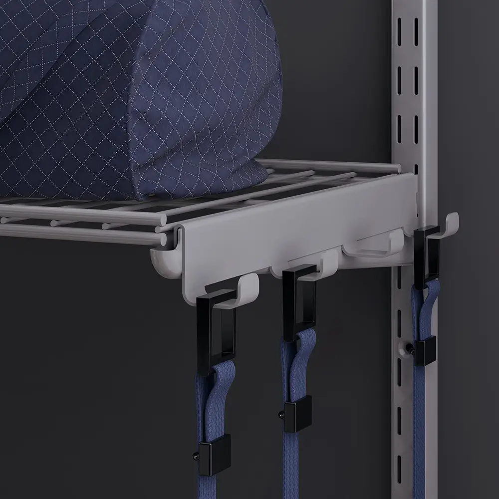 Вешалка для ремней Larvij с 5 крючками в стиле алюминий 89370221 STLM-1091998 - Вид №3