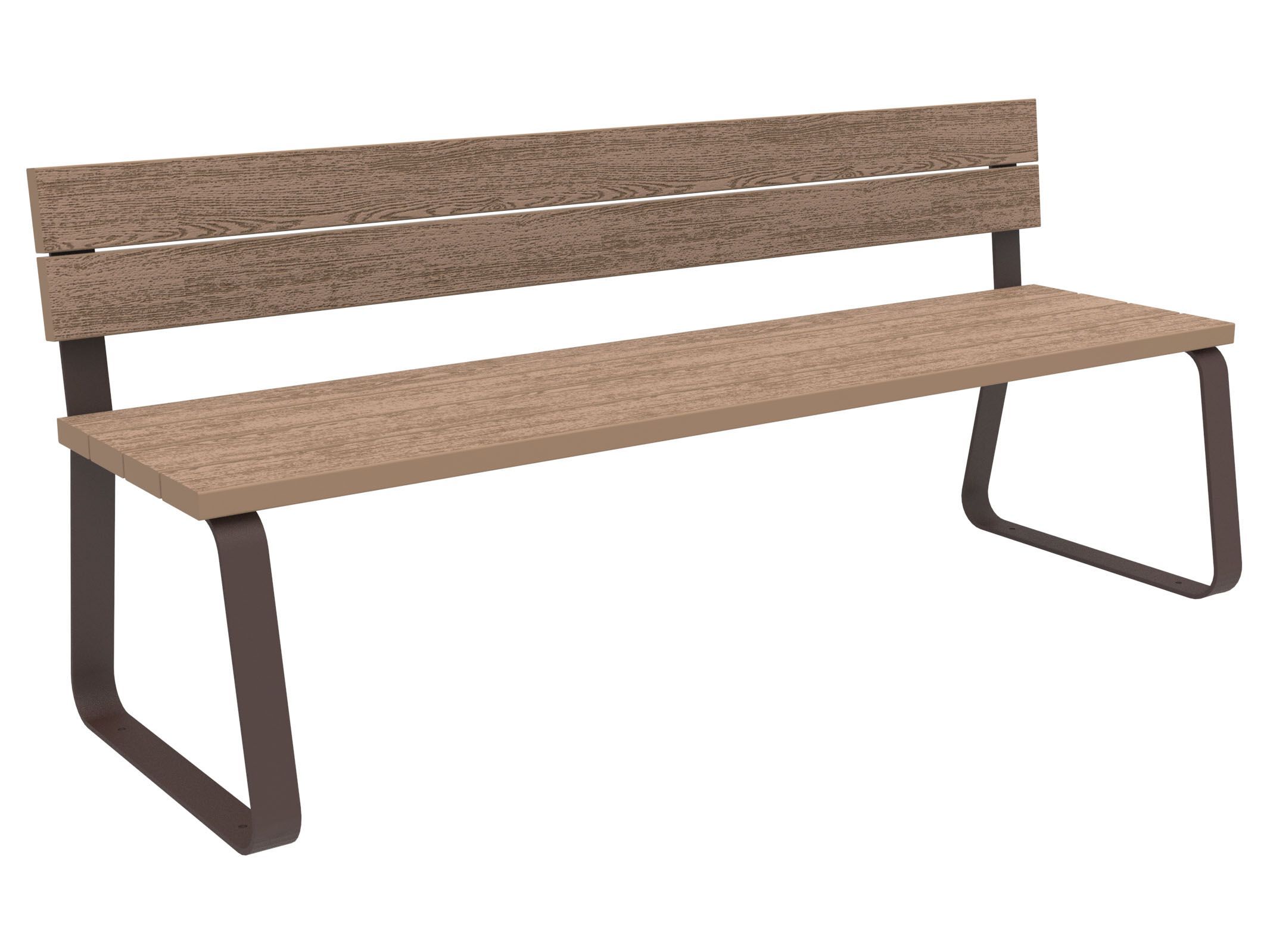 Скамья WPC со спинкой Lazzari Sunny ARCH-00055502 - Вид №14