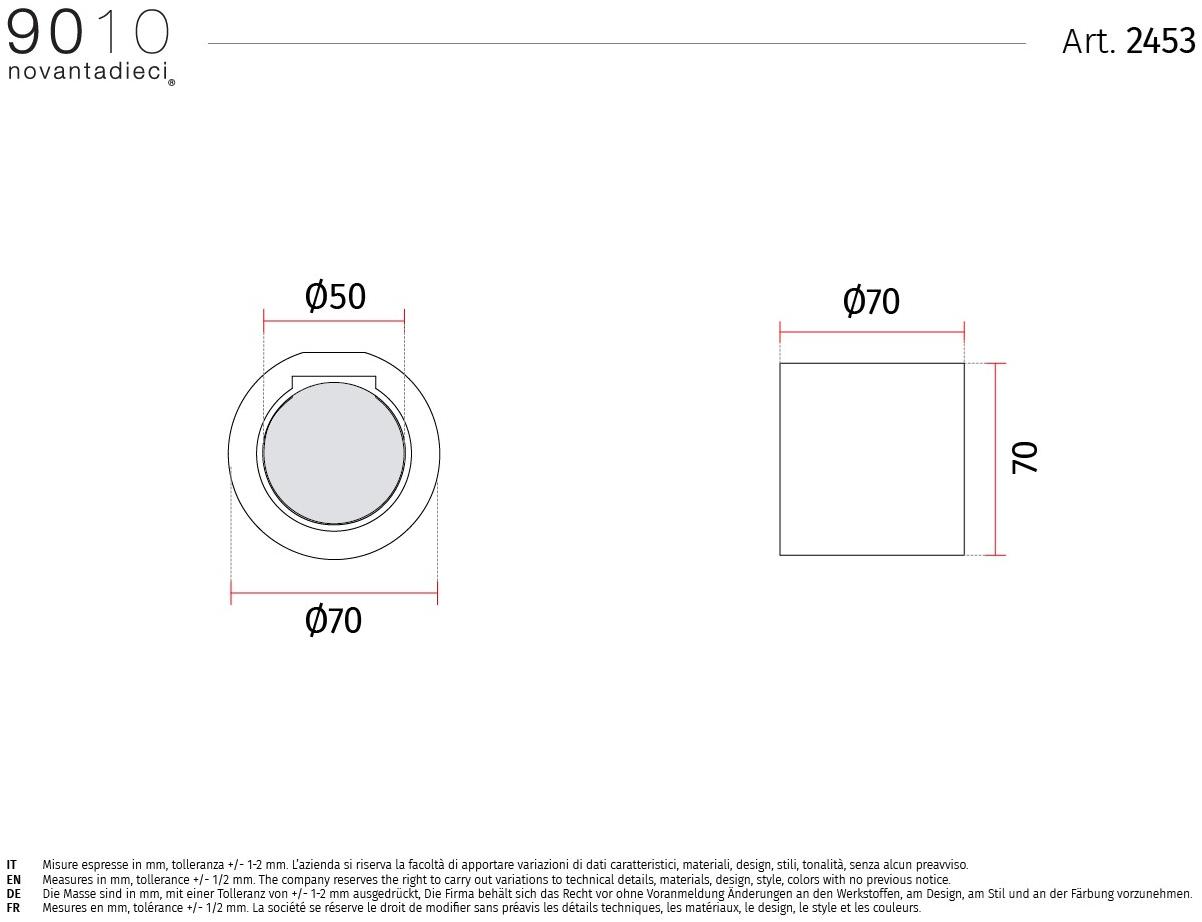 9010 novantadieci Настенный светильник из cristaly®  2453  - Вид №2
