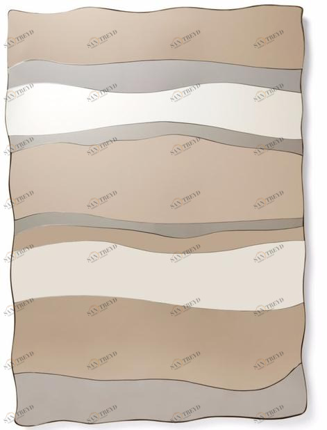 Ginger & Jagger Прямоугольное настенное зеркало Earth to earth sun-id-1509475