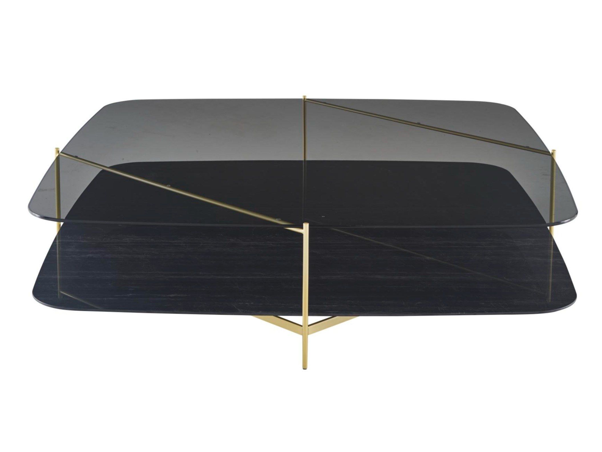 Стеклянный прямоугольный низкий журнальный столик Ligne Roset Clyde ARCH-00114575 - Вид №6