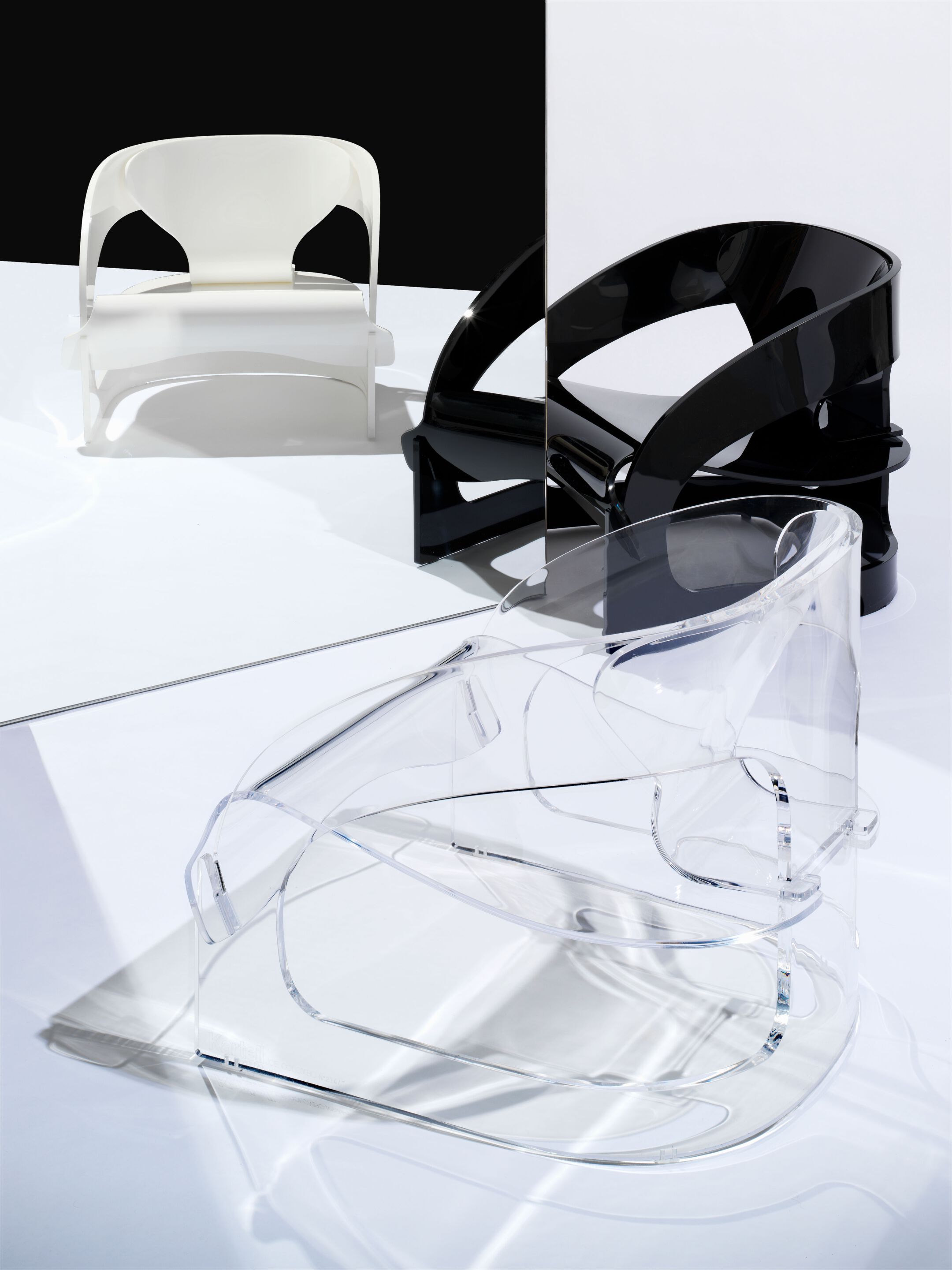 Кресло из ПММА с подлокотниками Kartell JOE COLOMBO ARCH-00132249 - Вид №2