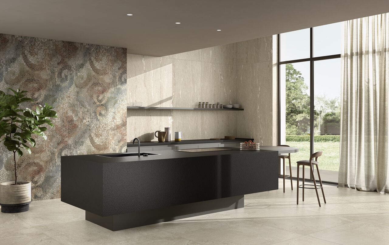 Пол / облицовка керамогранита с эффектом камня CERAMICA FONDOVALLE Alpine ARCH-00076959 - Вид №1