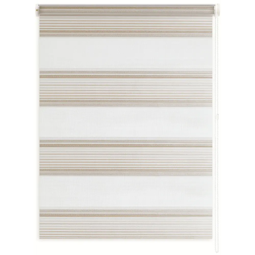 Штора рулонная день-ночь Miamoza 80x160 см белая Santreyd STLM-2048985