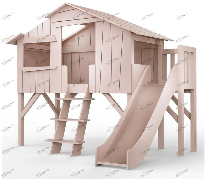 Mathy by Bols Кровать-чердак из мдф с горкой и платформой Lits creatifs sun-id-1363881