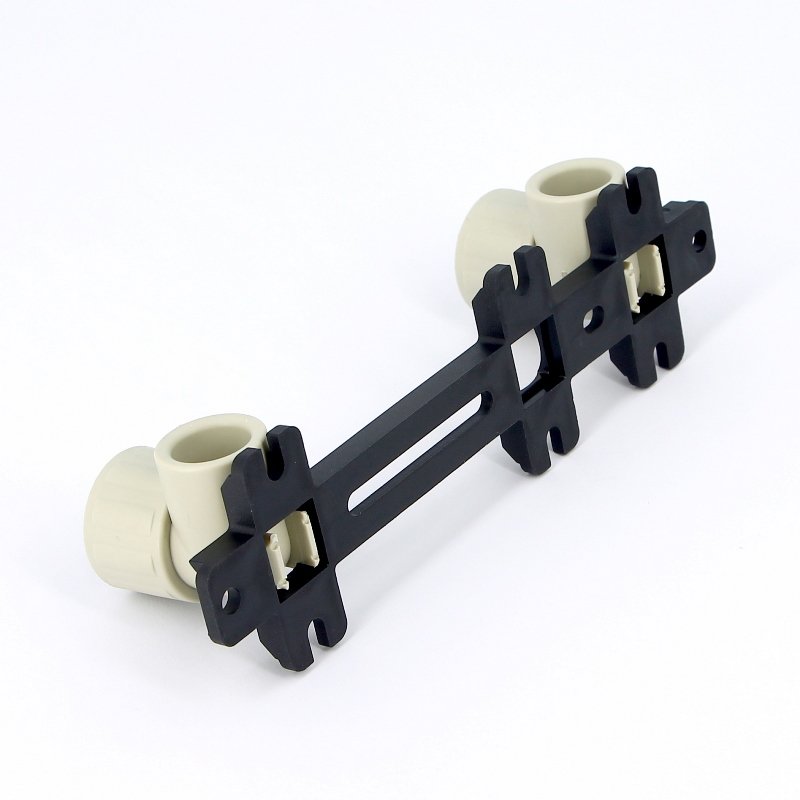 Водорозетка ВР 20х1/2" полипропилен двойная на планке FV-PLAST AA255020012 - Вид №1