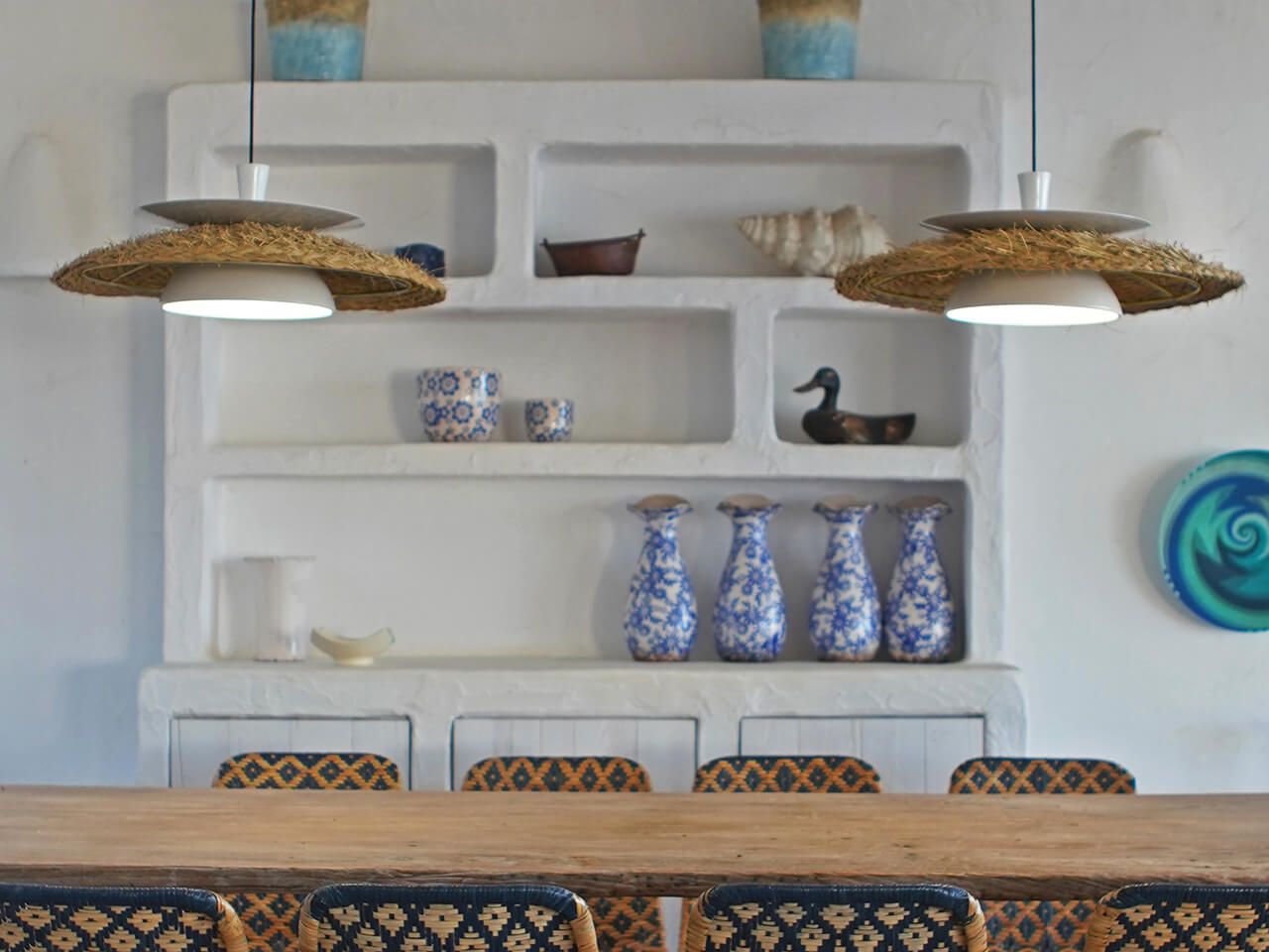 Светодиодный подвесной светильник из растительного волокна Olé Lighting Illa ARCH-00003209 - Вид №1