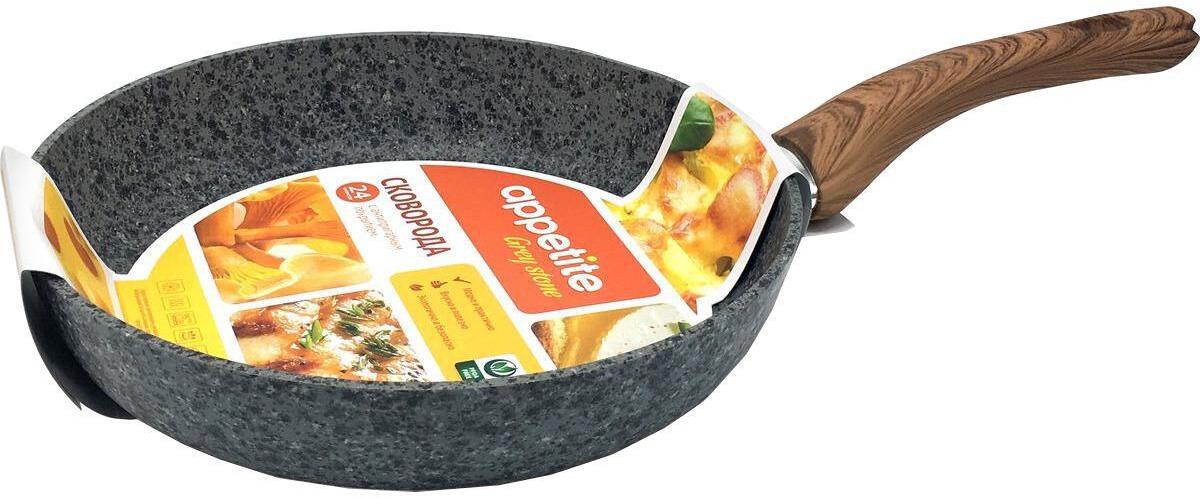 93724690 Сковорода ТМ Grey Stone GR2241, 24 см STLM-0556993 APPETITE