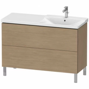 LC660305252 Тумбочка напольная L-Cube #LC6603 1220 x 481 мм Европейский дуб, декор