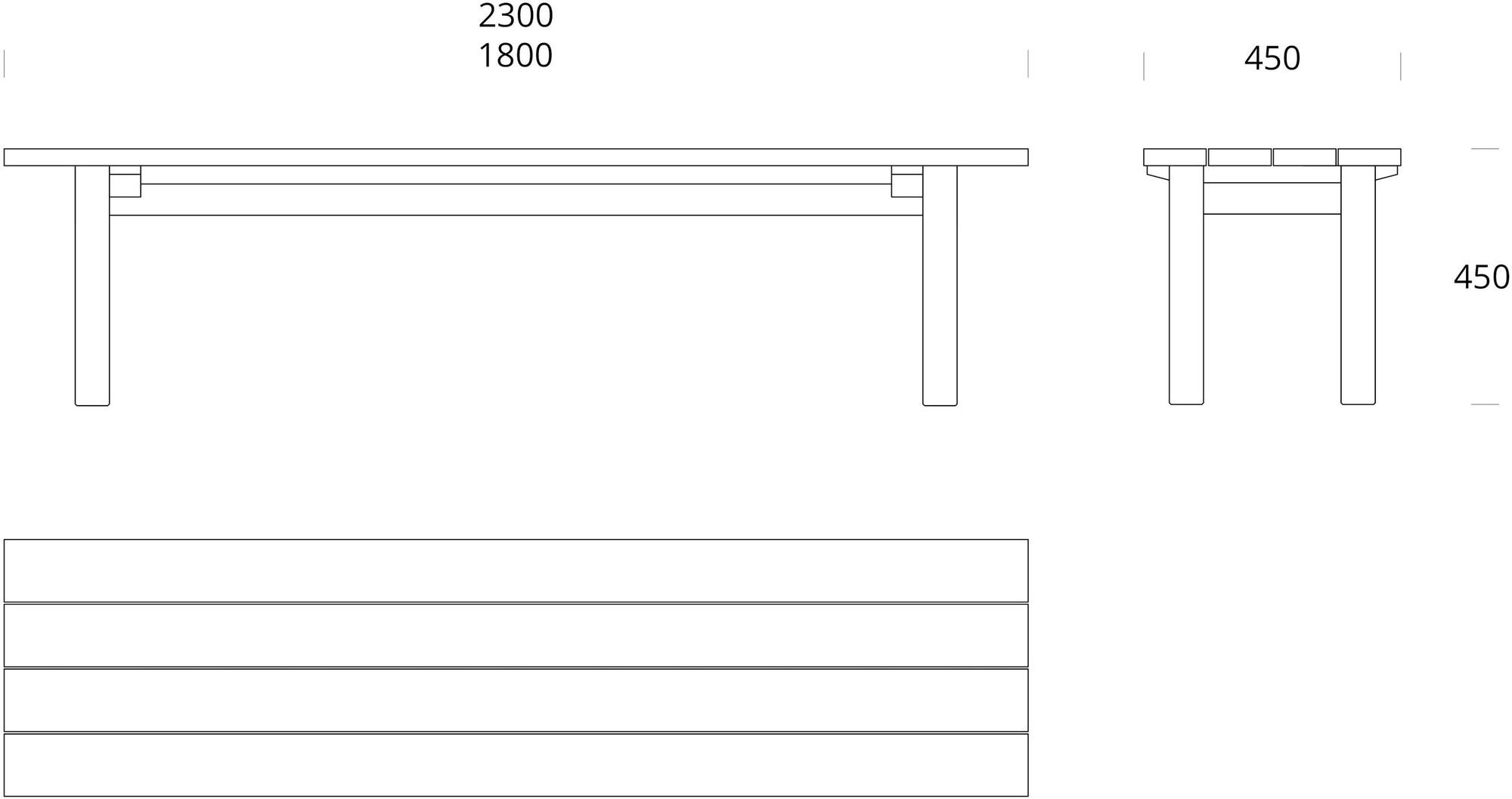 Nikari Садовая скамейка из дуба Arkipelago sun-id-1369373 - Вид №2