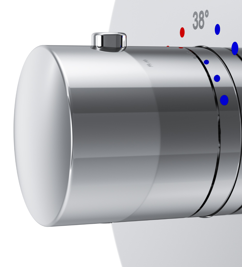 F8075500 термостат монтируемый в стену шт AM.PM Like - Вид №4