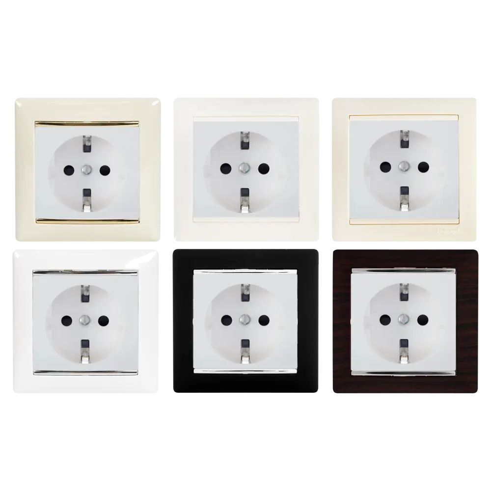 Legrand Valena Classic - розетка с защитными шторками и заземлением 10320884 STLM-1103264 - Вид №1