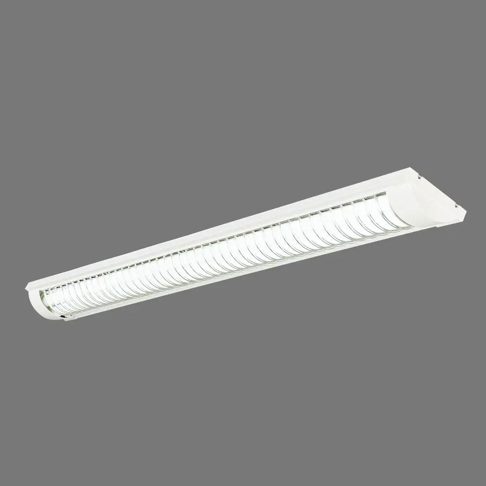 Светильник с решеткой 1240 мм 2х36 Вт, с люминесцентными лампами в комплекте TDM ELECTRIC STLM-2189574 - Вид №1