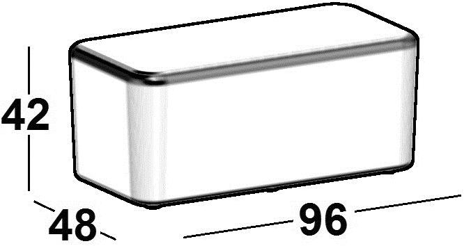 Luxy Прямоугольный пуф с обивкой Puzzle sun-id-1347516 - Вид №8