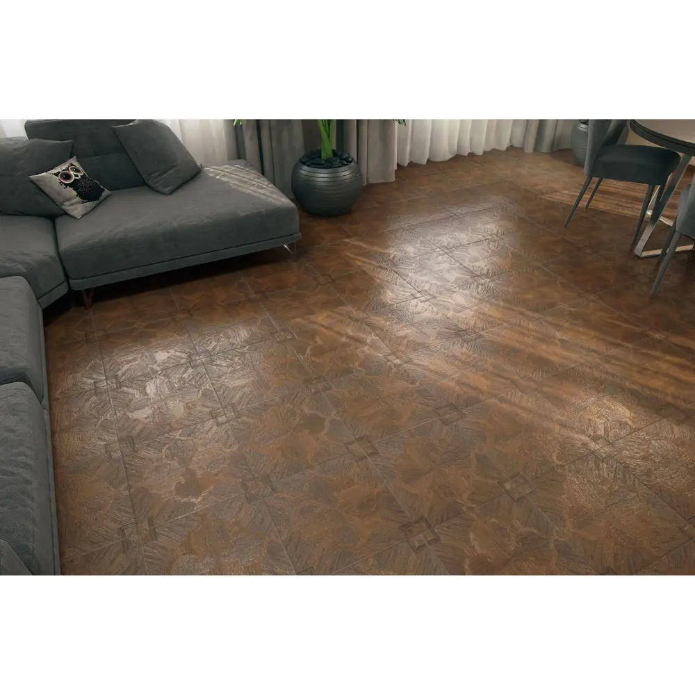 Керамогранит «Кеннет» 42х42 см 1.41 м2 цвет коричневый Santreyd STLM-2033855 - Вид №2